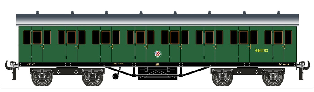 BR Green - 3rd Class S46280
